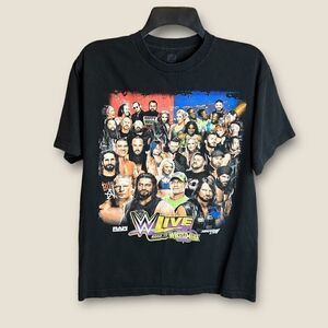 5 for‎ $25🔥Medium WWE Live Tour 2018 Black T-Shirt